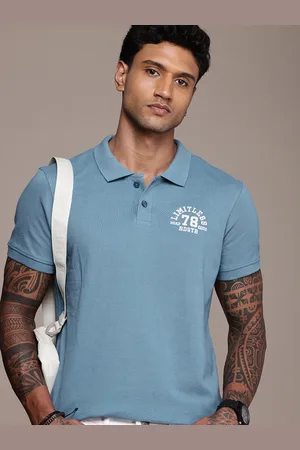 Roadster The Life Co. Polo Collar Pure Cotton T-shirt