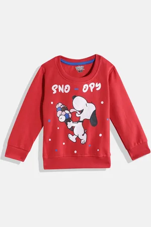 Eteenz Girls Pure Cotton Peanuts Printed Sweatshirt