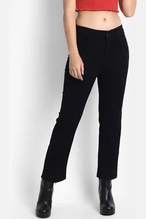 Broadstar Women Smart Straight Fit High-Rise Jeans