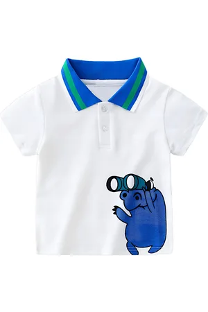 BAESD Kids Polo Collar Cotton T-shirt