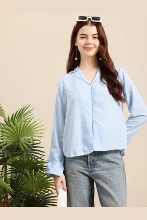 Mast & Harbour Long Sleeves Shirt Style Top