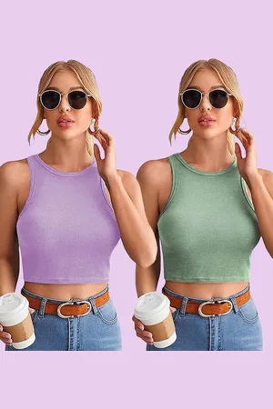 Mast & Harbour Cotton Crop Top