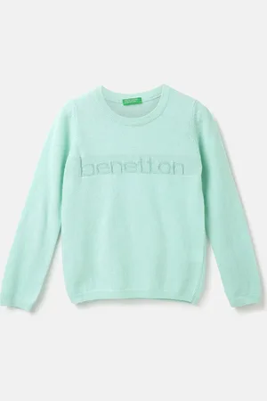 Benetton Girls Round Neck Pullover Sweater