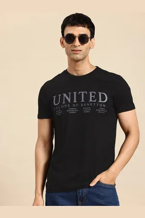 Benetton Men Brand Logo Printed T-shirt