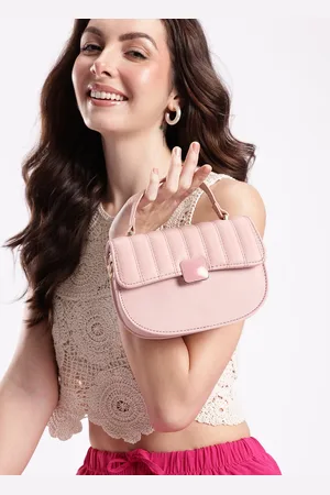 DressBerry Structured Quilted Satchel
