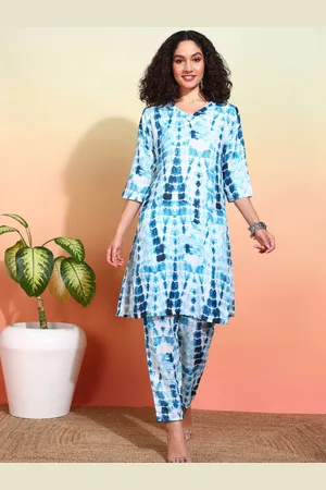 DIVASTRI Women Ombre Dyed Regular Kurta with Trousers