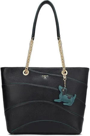 Da Milano Textured Leather Structured Shoulder Bag