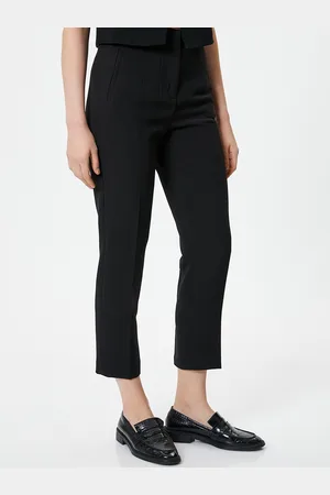 Koton Women Slim Fit High-Rise Regular Trouser