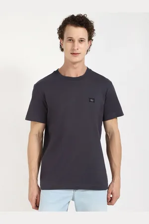 Calvin Klein Men Solid Round Neck Cotton T-shirt