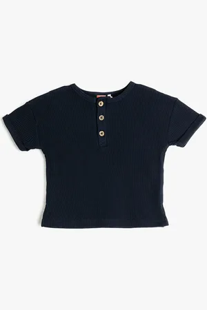 Koton Infant Boys Round Neck Pure Cotton T-shirt