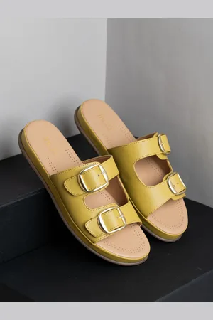 Inc 5 Women Open Toe Flats with Buckles