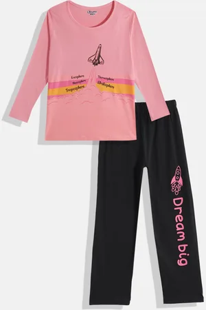 Eteenz Boys Premium Cotton Printed T-shirt with Trousers