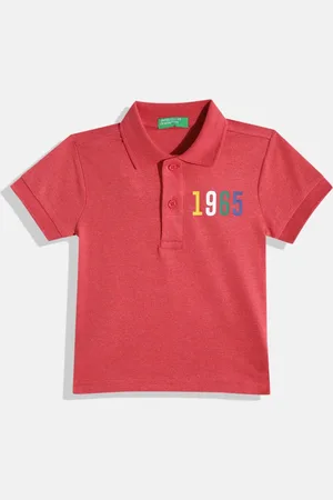 Benetton Boys Polo Collar T-shirt