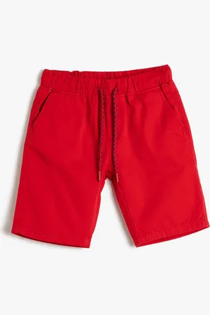 Koton Boys Mid Rise Regular Fit Cotton Shorts