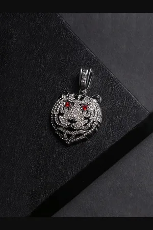 French Accent Men Silver Plated Pendants with Chains