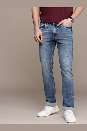 Nautica Men Straight Fit Heavy Fade Stretchable Jeans