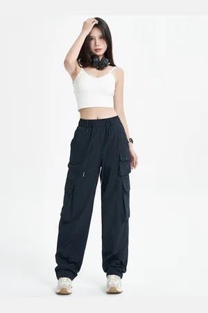 DressBerry Women Mid-Rise Cargo Trouser