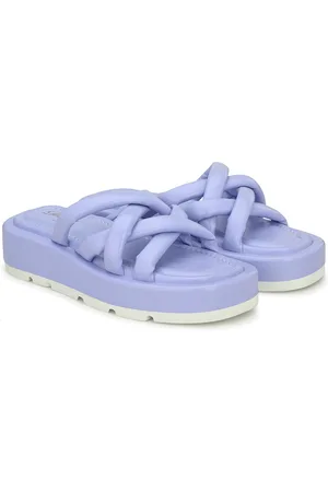 Delize Striped Platform Sandals