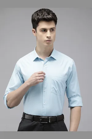 Park Avenue Slim Fit Micro Checked Formal Shirt