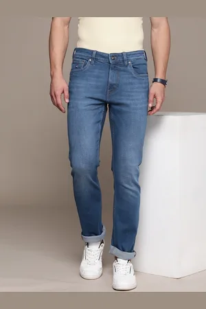 Nautica Men Straight Fit Low-Rise Light Fade Stretchable Jeans