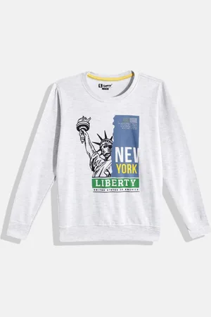 Eteenz Boys Graphic & Typography Printed Round-Neck Premium Cotton Sweatshirt