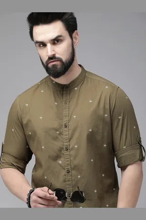 Roadster The Life Co. Pure Cotton Printed Casual Shirt