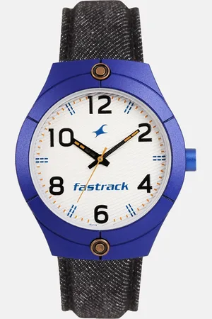 Fastrack Men White The Denim Collection Analogue Watch 3191AL01