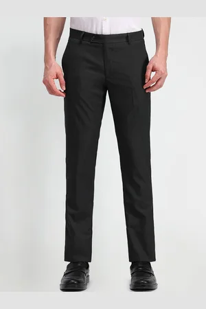 Arrow Men Tapered Fit Mid-Rise Formal Trousers