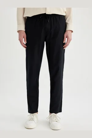 DeFacto Men Mid Rise Regular Trousers