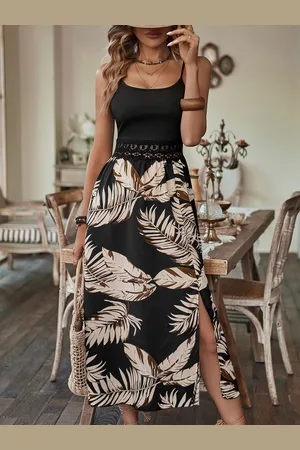 HERE&NOW Floral Print Fit & Flare Midi Dress