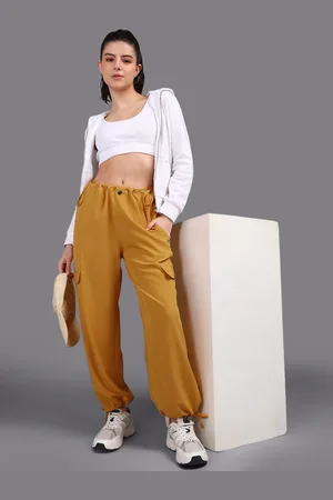 HRX Women Mid Rise Baggy Fit Joggers