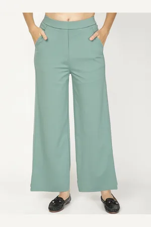 FUTURO REMOTO GIOIELLI Women Smart Loose Fit High-Rise Trousers