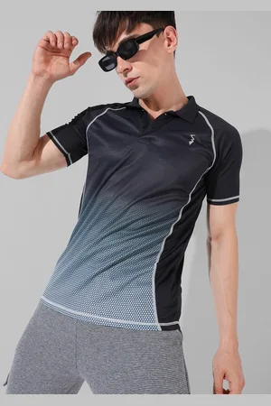 Campus Geometric Printed Polo Collar T-shirt