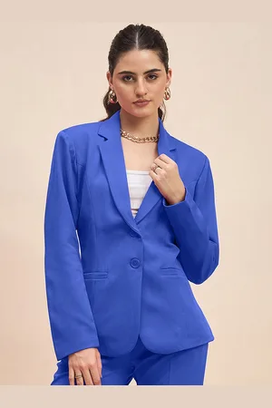 BRINN Notched Lapel Single Breasted Blazer