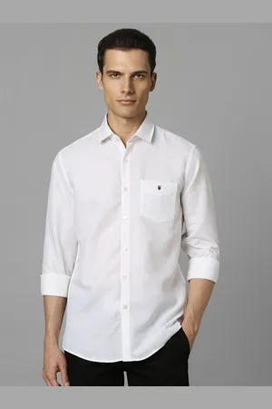 Louis Philippe Men Slim Fit Opaque Printed Casual Shirt