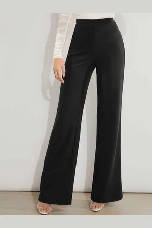 Broadstar Women Smart Stretchable Straight Fit High-Rise Parallel Trouser