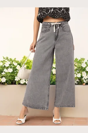 DressBerry Women Street Savvy Palazzo Fit Jeans