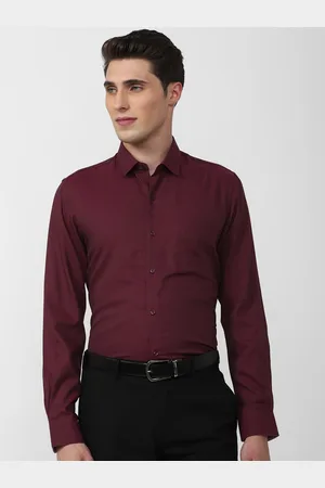 Peter England Men Slim Fit Cotton Formal Shirt
