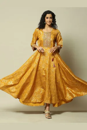 Rangriti Ethnic Motifs Print Maxi Dress