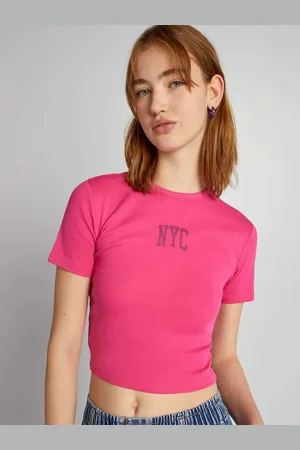 KIABI Women Graphic Printed Slim Fit T-shirt