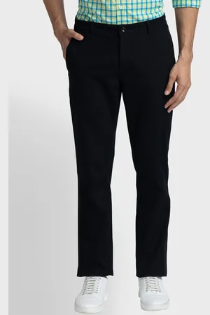 ColorPlus Men Contemporary Fit Mid-Rise Chinos Trousers