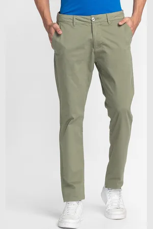 Being Human Men Mid-Rise Cotton Chinos Trousers