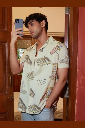 The Souled Store Men Opaque Printed Casual Shirt