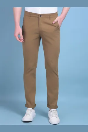 Crimsoune Club Men Smart Cotton Chinos Trousers