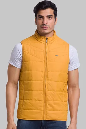 Parx Men Sleeveless Stand Collar Puffer Jacket