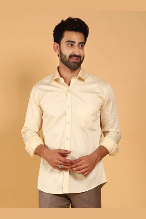 Blue Bird Classic Long Sleeves Satin Casual Shirt