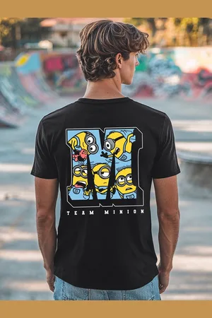 Bewakoof Minions Printed Cotton T-shirt
