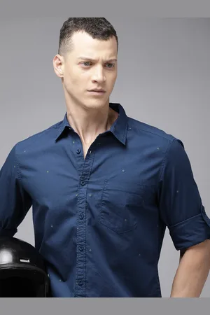 Roadster The Life Co. Printed Pure Cotton Casual Shirt