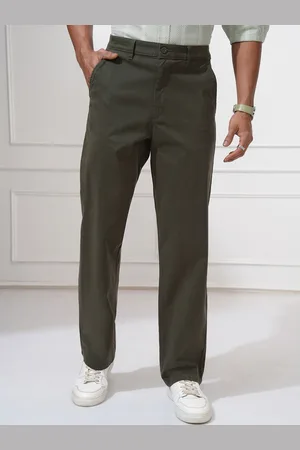LocoMotive Men Cotton Regular Fit Chinos Trousers