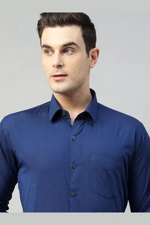 HANCOCK Men Slim Fit Opaque Formal Shirt